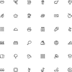 icon vector icon set such as: dough, clip art, pint, tea, hat, card, spoon, waiter, serving, full, lager, dim, eggcup, arab, linguine, cake, celebration, donut, salmon, pharmacist, wild, vitamin