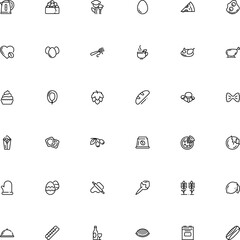 icon vector icon set such as: central, grill, party, gastronomy, common, hand, appliance, whole, hop, abris, garnish, champagne, water, suillus, kebab, sushi, virgin, porcini, cep, serving, crop