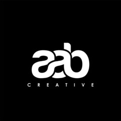 AAB Letter Initial Logo Design Template Vector Illustration