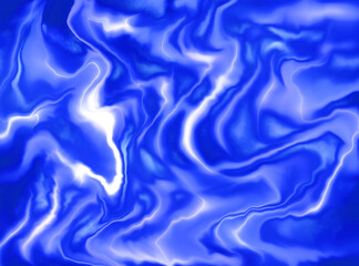 The texture of blue liquid marble. Blue shiny background with natural texture. Design of backgrounds, banners, flyers, invitations, postcards, packaging