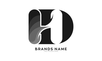 Letter HD modern vector logo