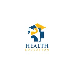 Health Education Logo Design Vector