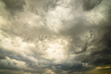 Dramatic Sky On Bed Weather day