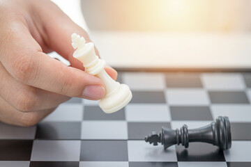 Businessman devised a strategy from the posing of the King of Chess