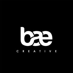 BAE Letter Initial Logo Design Template Vector Illustration