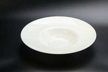 Empty white dish for pasta