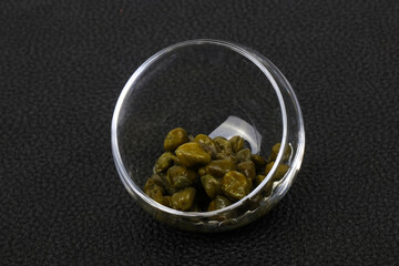 Capers in the bowl