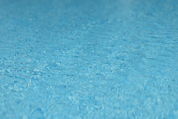 ripple on blue water surface 