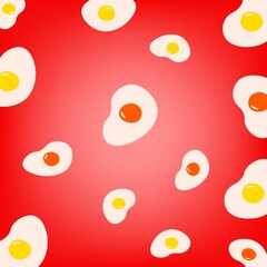 seamless pattern with eggs