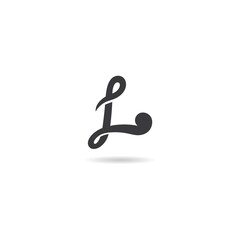 initial l logo design icon inspiration