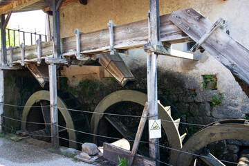 old mill in the village © corradobarattaphotos