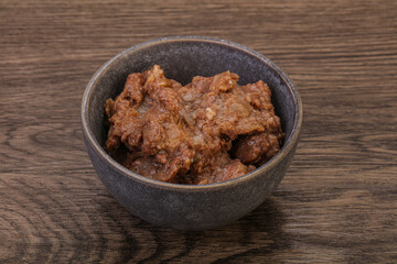 Gurmet venison stew with spices