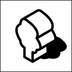 Soft tree icon in isometric flat design 05