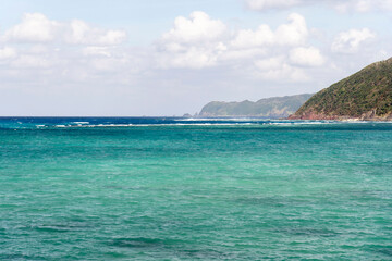Fototapeta premium 奄美大島の名瀬市 朝仁海岸
