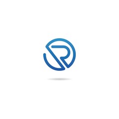 initial r logo design icon inspiration