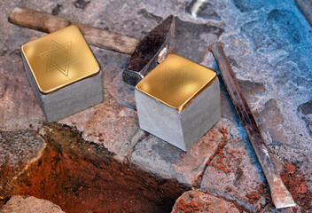Stolperstein mit Davidstern