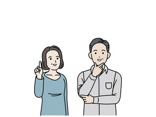 入浴する中高年の男性 お風呂 ミドル イラスト素材 Wall Mural Senryu