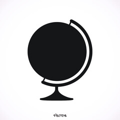 Vector globe icons