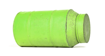 Old nostalgic can isolated on white