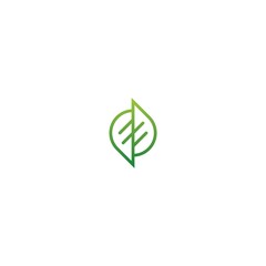 Obraz premium green logo design icon inspiration