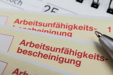 Krankenschein Krankmeldung Arbeitgeber