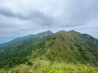 Fototapeta premium mountain landscape with clouds