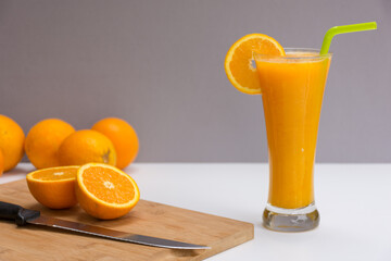 Fresh cooled squeezed orange juice is a nice stack of vitamins waiting to be drunk ! am i right ?!
