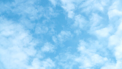 Fototapeta na wymiar White cloud on a blue sky for a nature background.