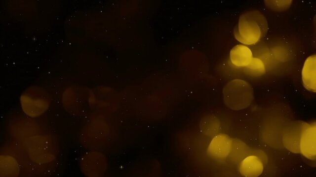 Gold Particles Glitter Luxury Background. Abstract Gold Glamour Light Bokeh Background.
Abstract Light Gold Gala Night Awards Background.