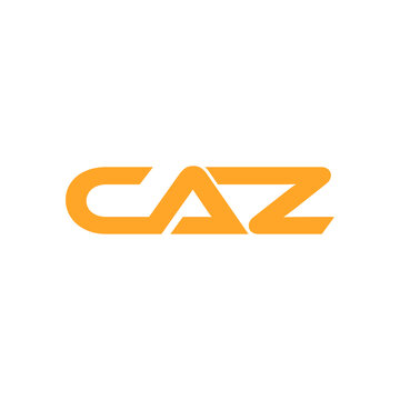 caz letter logo design 
