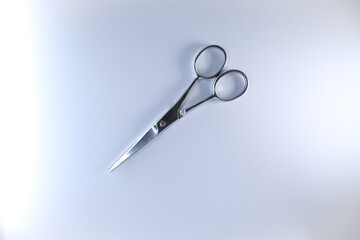 scissors on white background