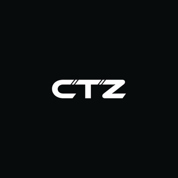 ctz letter logo design 