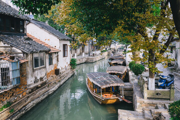 Ancient town of Luzhi, Suzhou, China, natural scenery