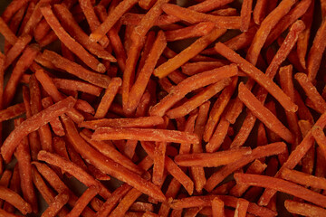 Heap of fresh batata fries