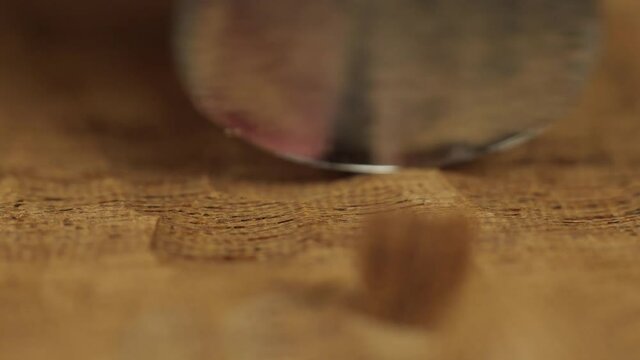 wood carvings, chisels and asmr sound carving macro