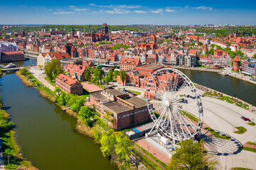 Beautiful architecture of the old town in Gdansk at summer. Poland © Patryk Kosmider