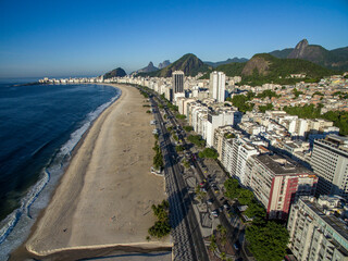 Fototapeta na wymiar Rio de Janeiro, Copacabana beach, Brazil.