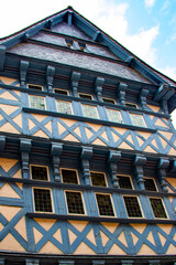 Quimper. Maisons à colombages en centre historique. Finistère. Bretagne	