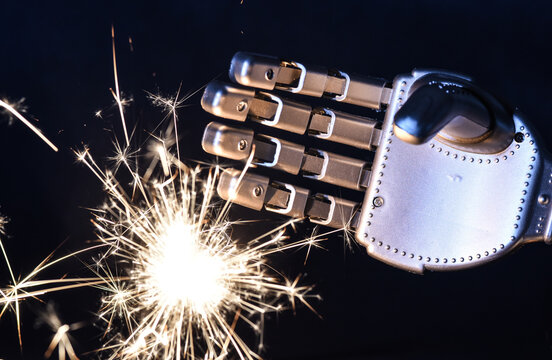 technologie robot robotisation automate automatique etincelle feu manufacture