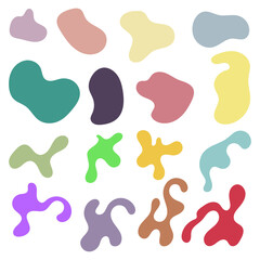 Random organic shapes