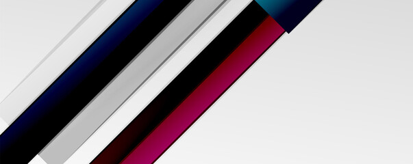 Multicolored lines background. Design template for business or technology presentations, internet posters or web brochure covers