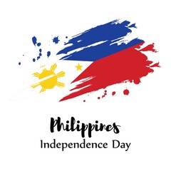 vector illustration for happy independence day - Philippines