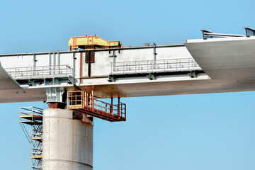 Viadotto in costruzione