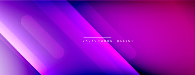 Dynamic lines abstract background. 3D shadow effects and fluid gradients. Modern overlapping forms