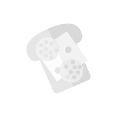 sandwich icon on a white background, vector illustration