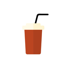 cup icon on a white background, vector illustration