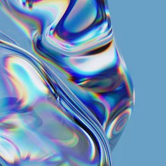 Gordijnen chromatic bubble texture © Luthfi