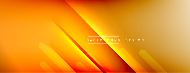 Dynamic lines abstract background. 3D shadow effects and fluid gradients. Modern overlapping forms