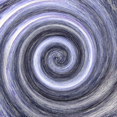 Abstract funnel pattern. A vortex, spiral, multi-colored pattern. Background. Twisted spiral