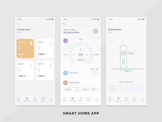 Smart Home Mangement App Design